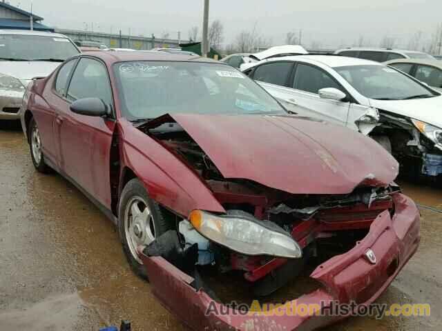 2005 CHEVROLET MONTE CARLO LS, 2G1WW12E859298844