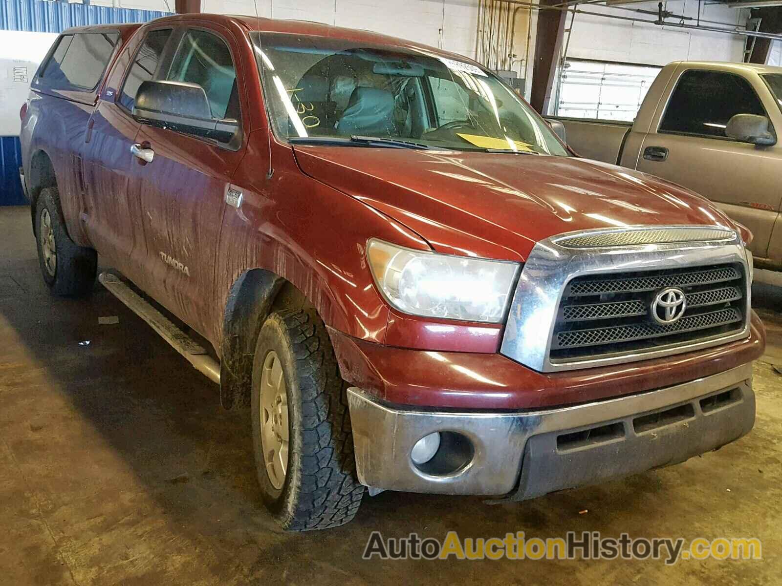 2007 TOYOTA TUNDRA DOUBLE CAB SR5, 5TBBT54187S454772