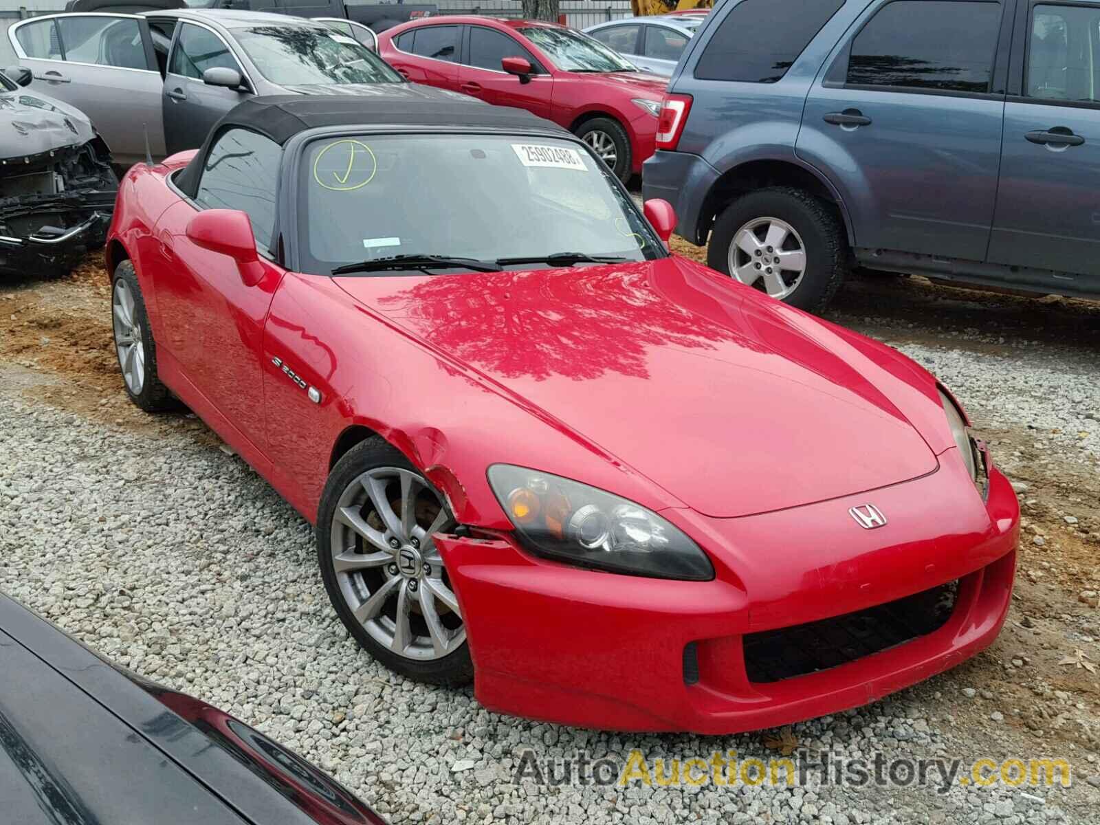 2006 HONDA S2000 , JHMAP21476S002157