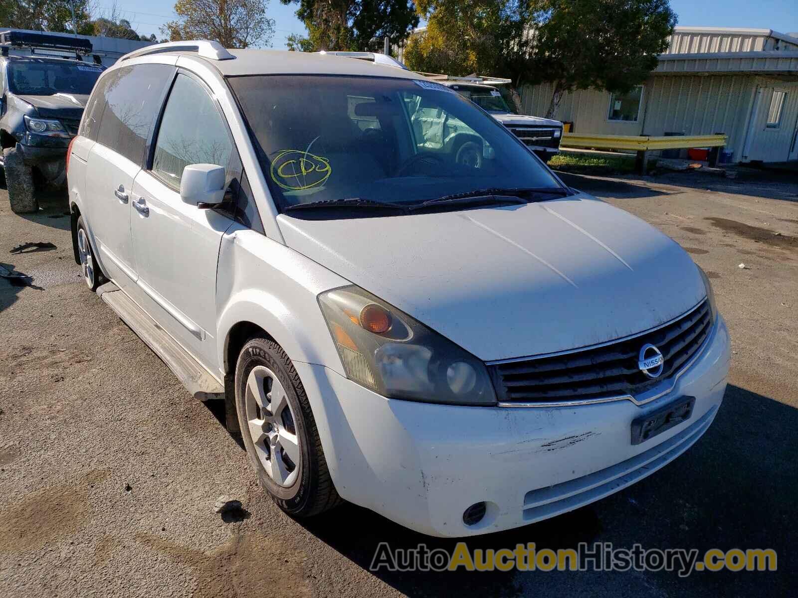 2007 NISSAN QUEST S S, 5N1BV28U87N108100