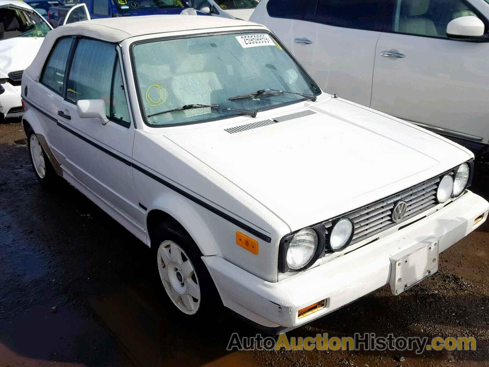 1989 VOLKSWAGEN CABRIOLET, WVWCA0154KK011935