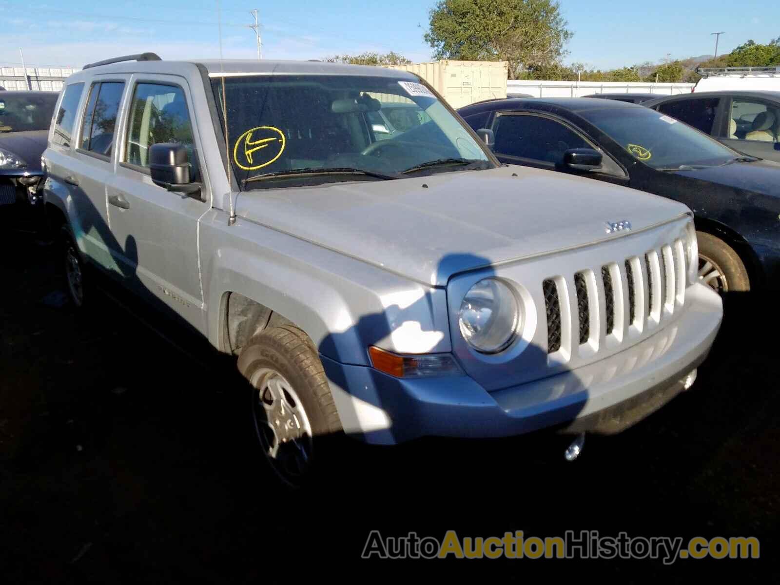 2013 JEEP PATRIOT SP SPORT, 1C4NJPBB6DD187415