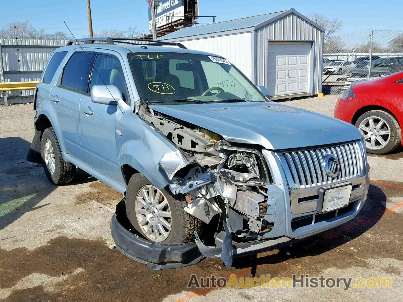 2009 MERCURY MARINER PREMIER, 4M2CU97G09KJ00202