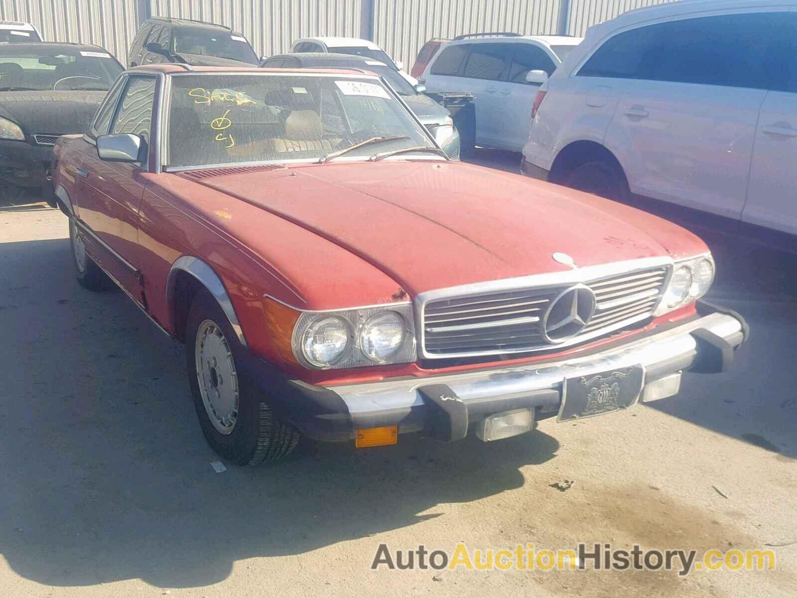 1985 MERCEDES-BENZ 380 SL, WDBBA45C1FA019965