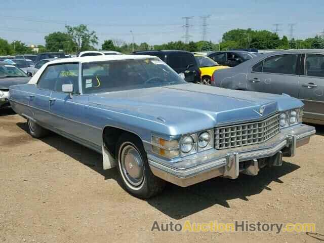 1974 CADILLAC DEVILLE CO, 6D49R4Q264266