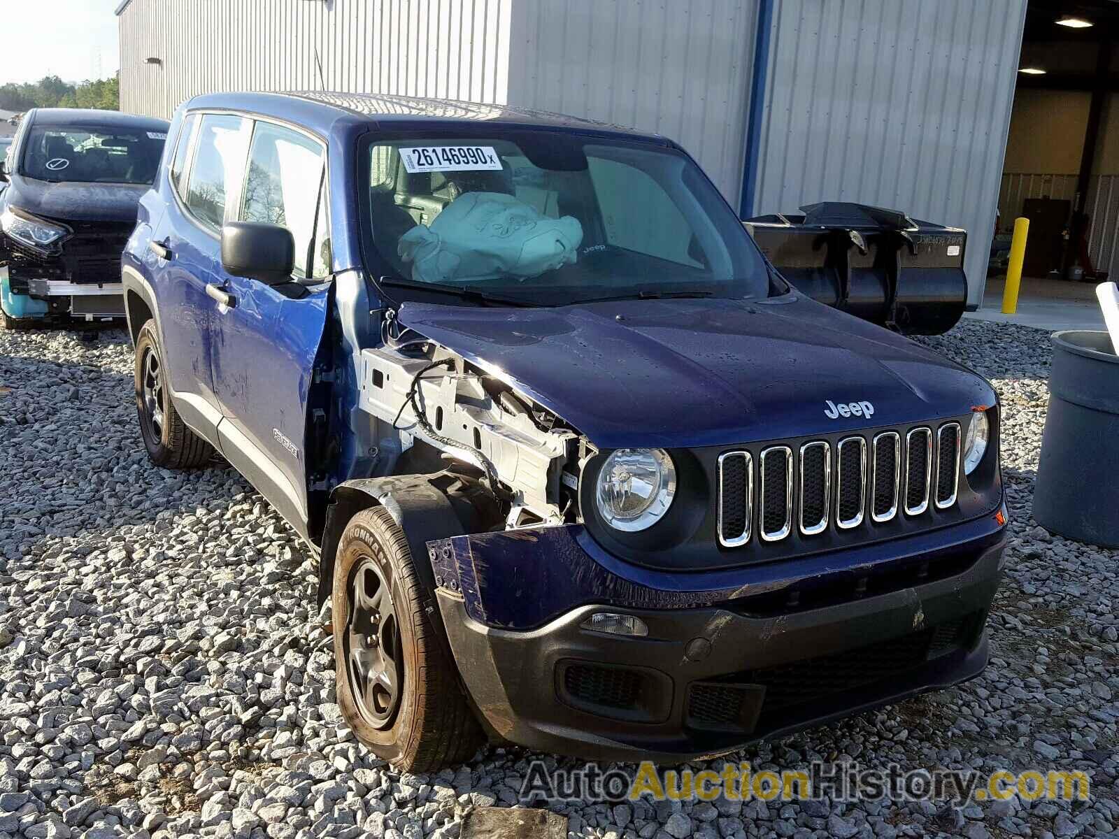 2018 JEEP RENEGADE S SPORT, ZACCJBAB0JPH14910