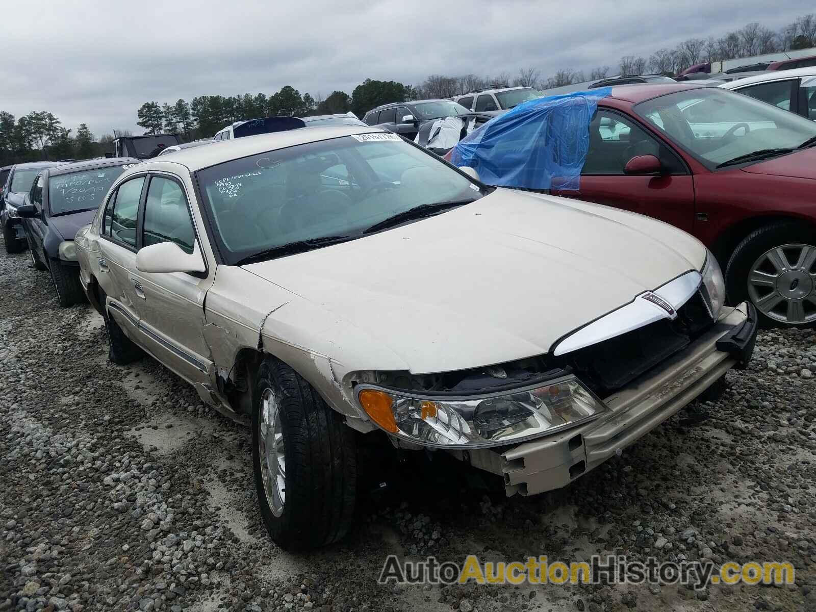 2001 LINCOLN CONTINENTL, 1LNHM97V81Y616234