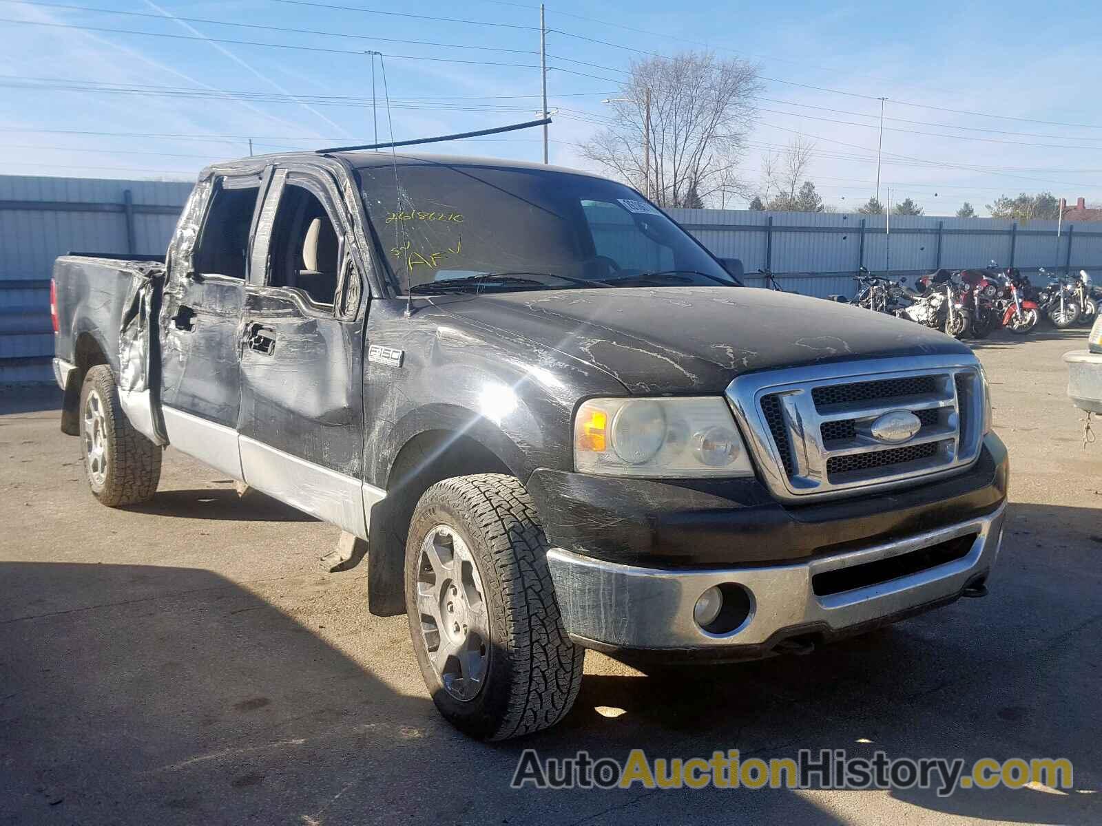 2007 FORD F150 SUPER SUPERCREW, 1FTPW14V17FA70218