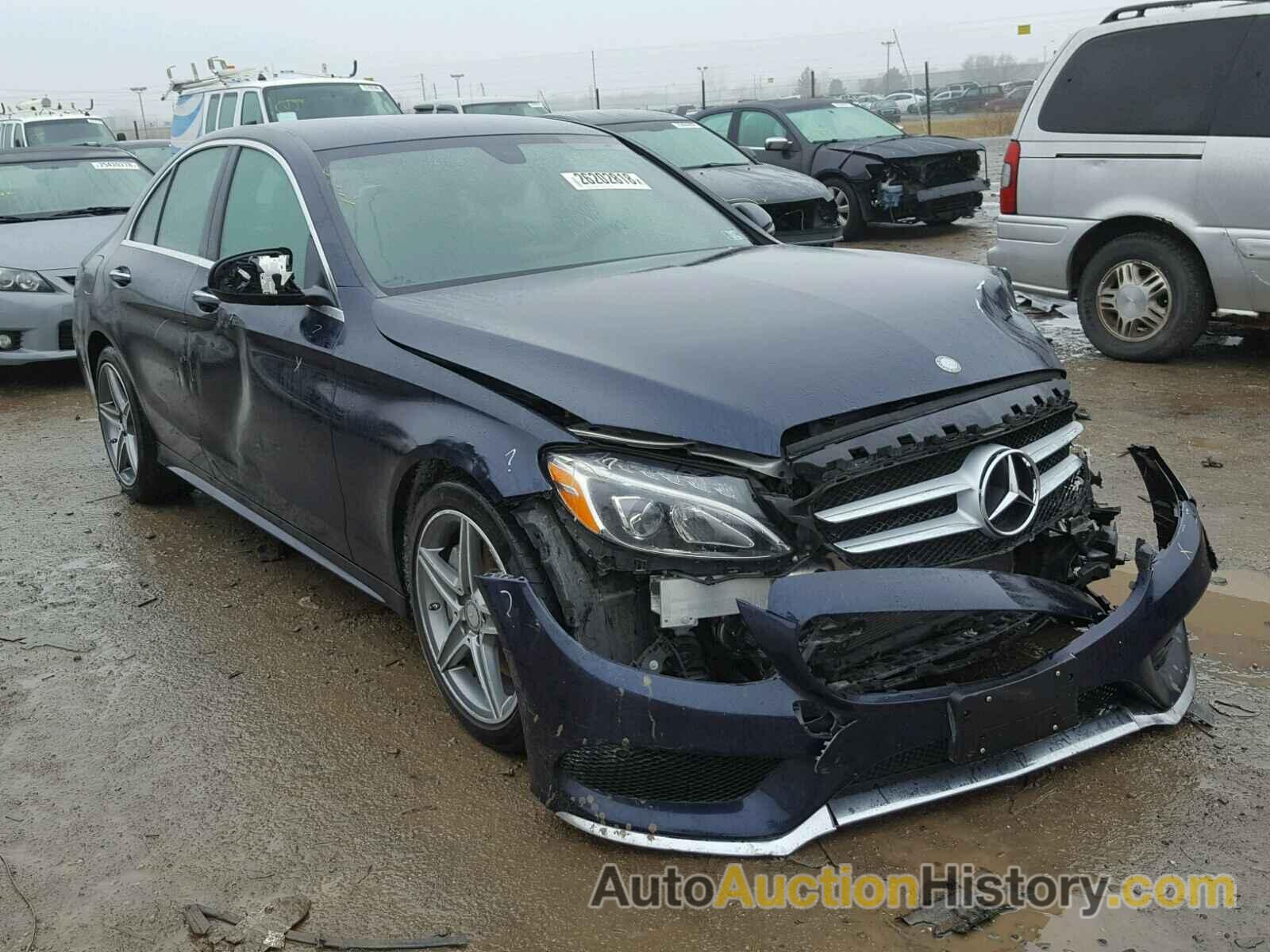 2015 MERCEDES-BENZ C 400 4MATIC, 55SWF6GB1FU032614