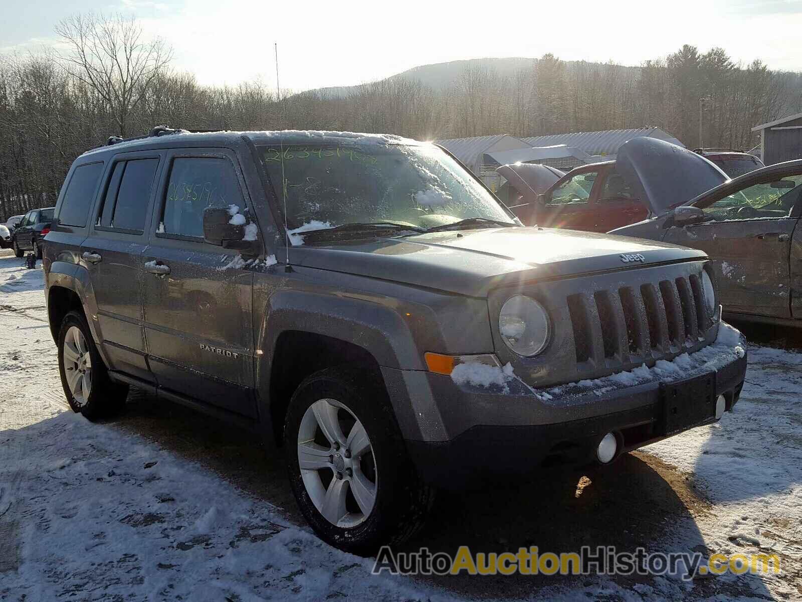 2012 JEEP PATRIOT LA LATITUDE, 1C4NJRFB9CD563285