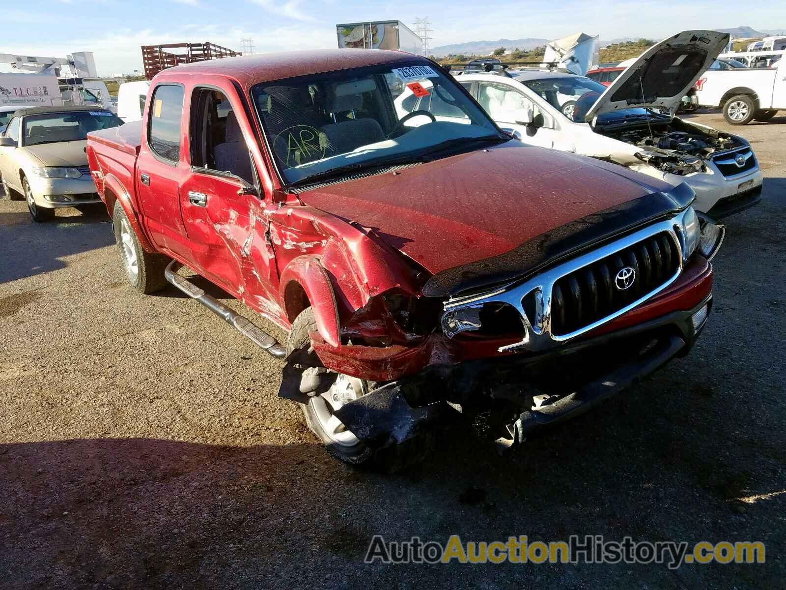 2003 TOYOTA TACOMA DOU DOUBLE CAB, 5TEHN72N83Z183691