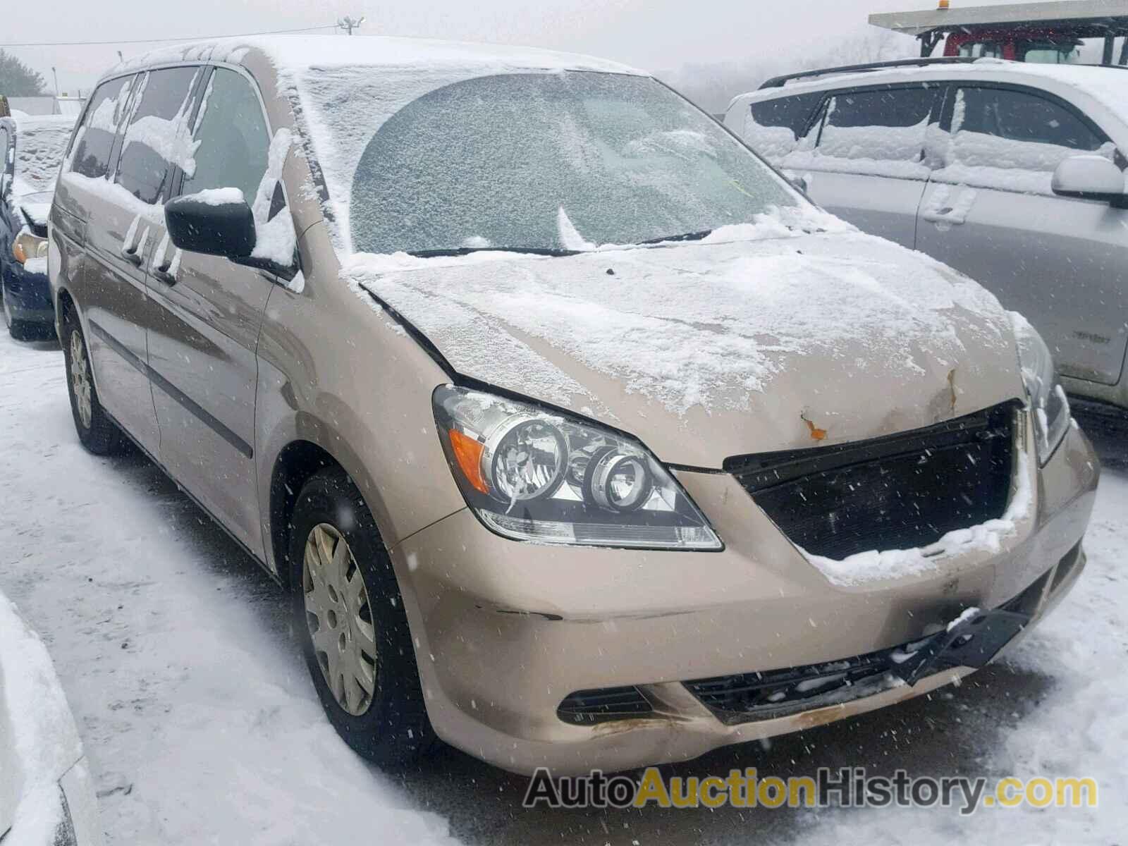 2006 HONDA ODYSSEY LX, 5FNRL38286B108480