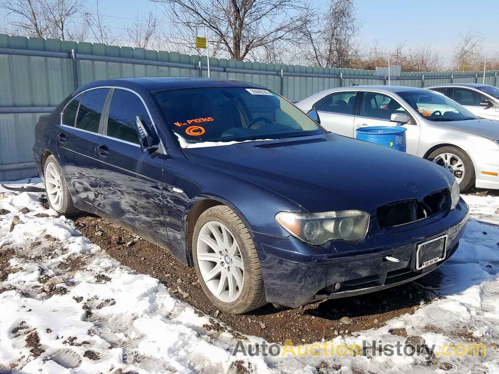 2004 BMW 745 I I, WBAGL63574DP72765