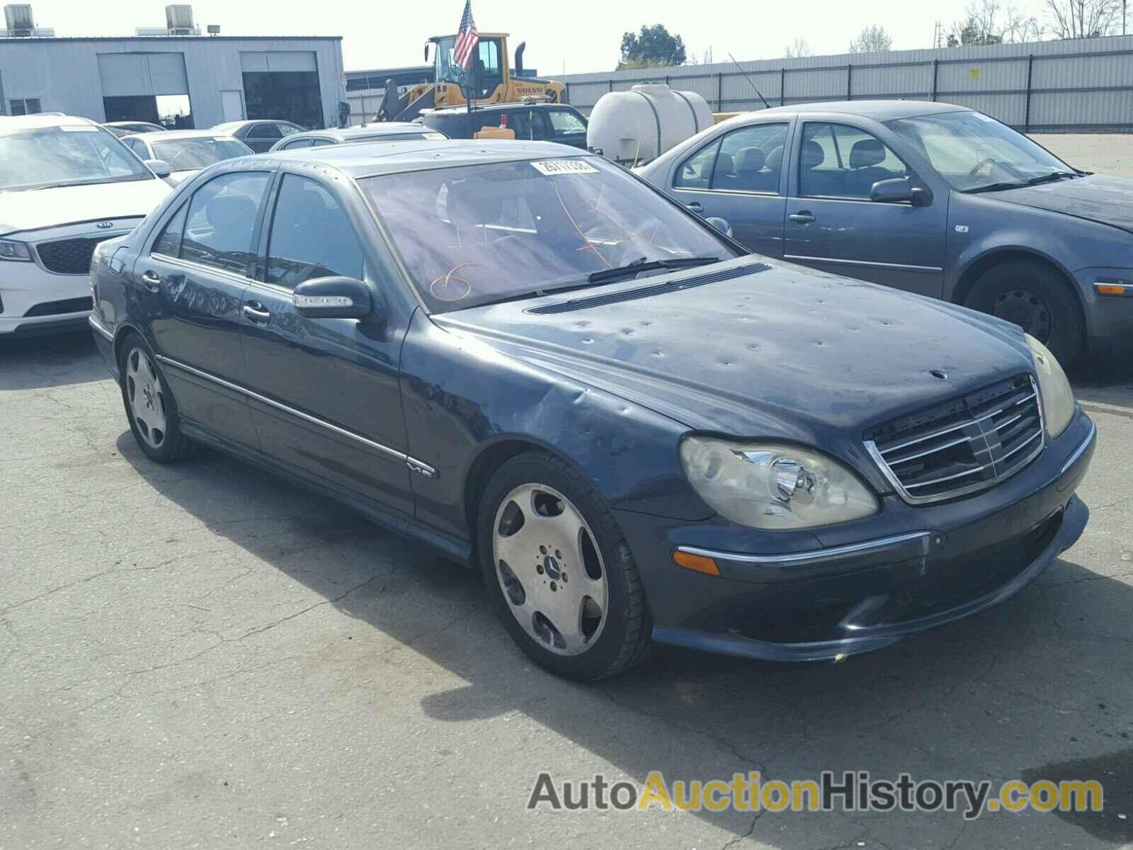 2003 MERCEDES-BENZ S 600, WDBNG76J13A330477