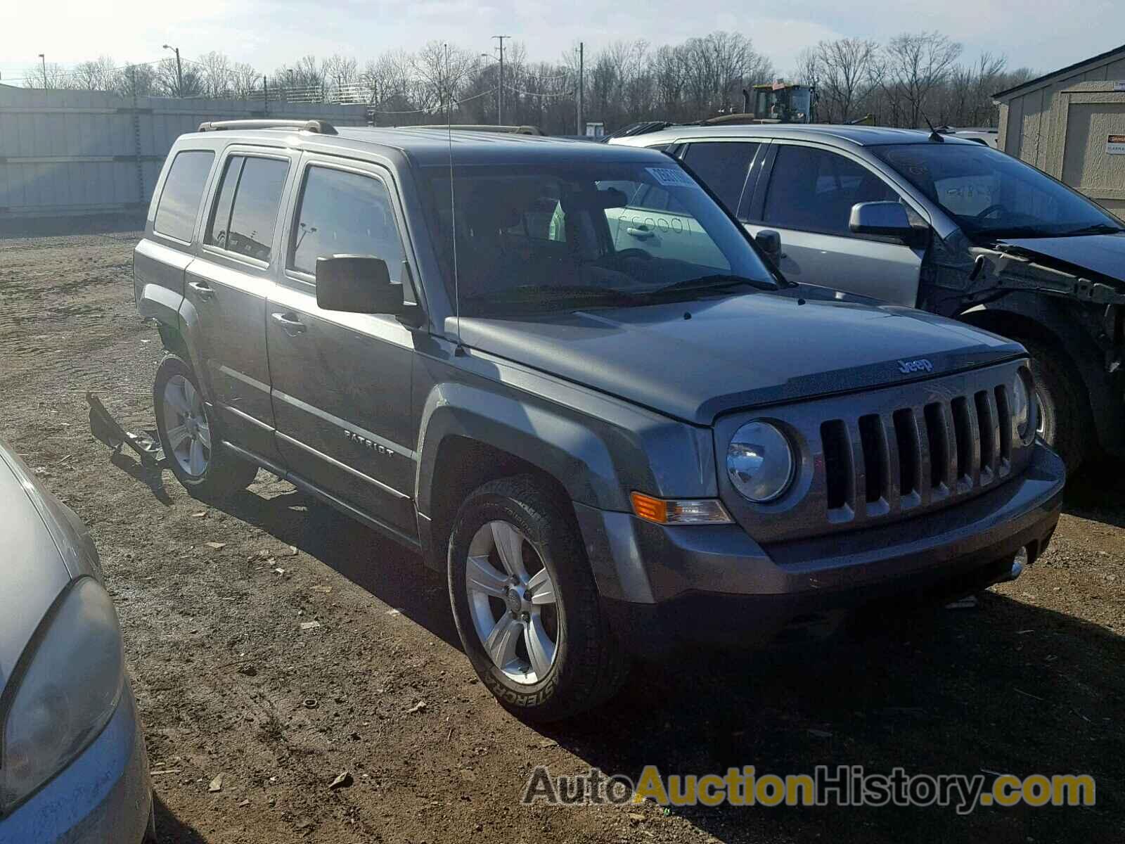 2012 JEEP PATRIOT LATITUDE, 1C4NJPFB5CD631652