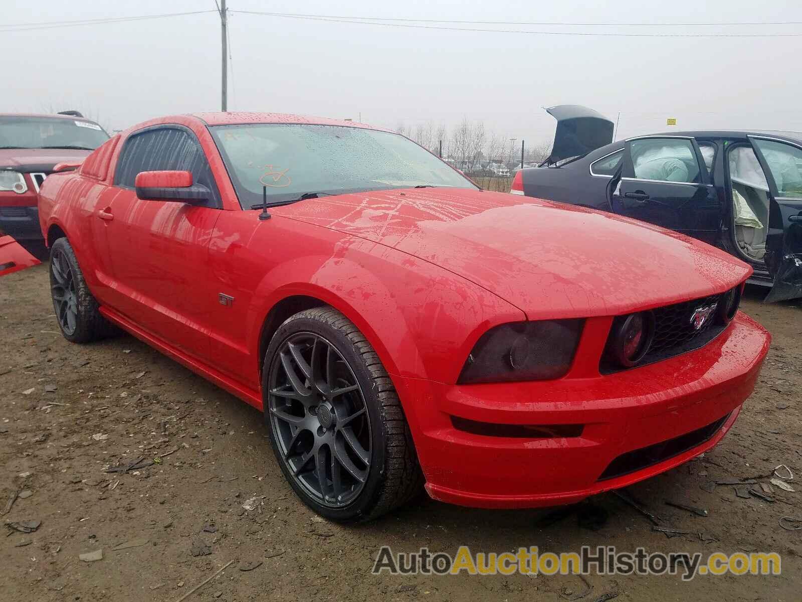 2008 FORD MUSTANG GT GT, 1ZVHT82HX85169787