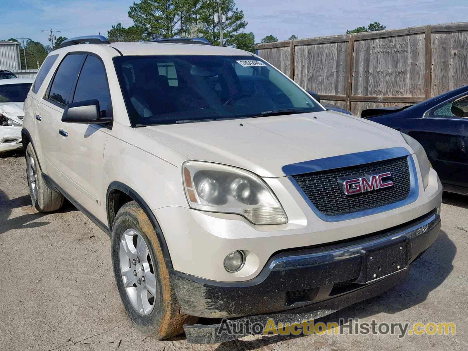 2009 GMC ACADIA SLE, 1GKEV13D49J103932