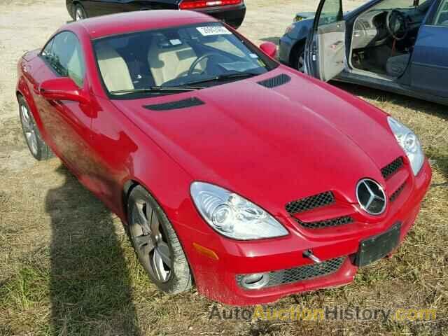 2009 MERCEDES-BENZ SLK350, WDBWK58F89F210445