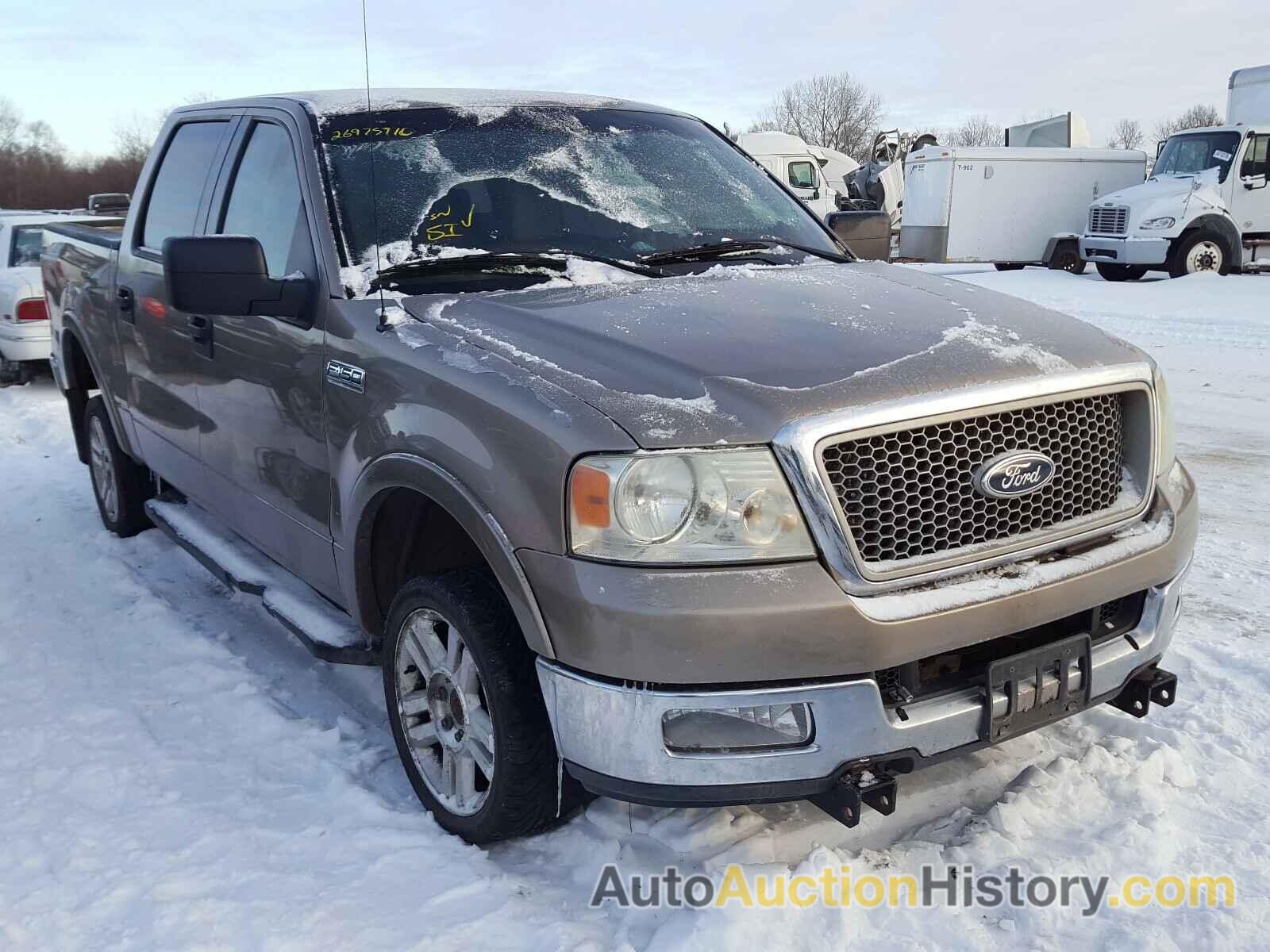 2004 FORD F150 SUPER SUPERCREW, 1FTPW14504KD38615