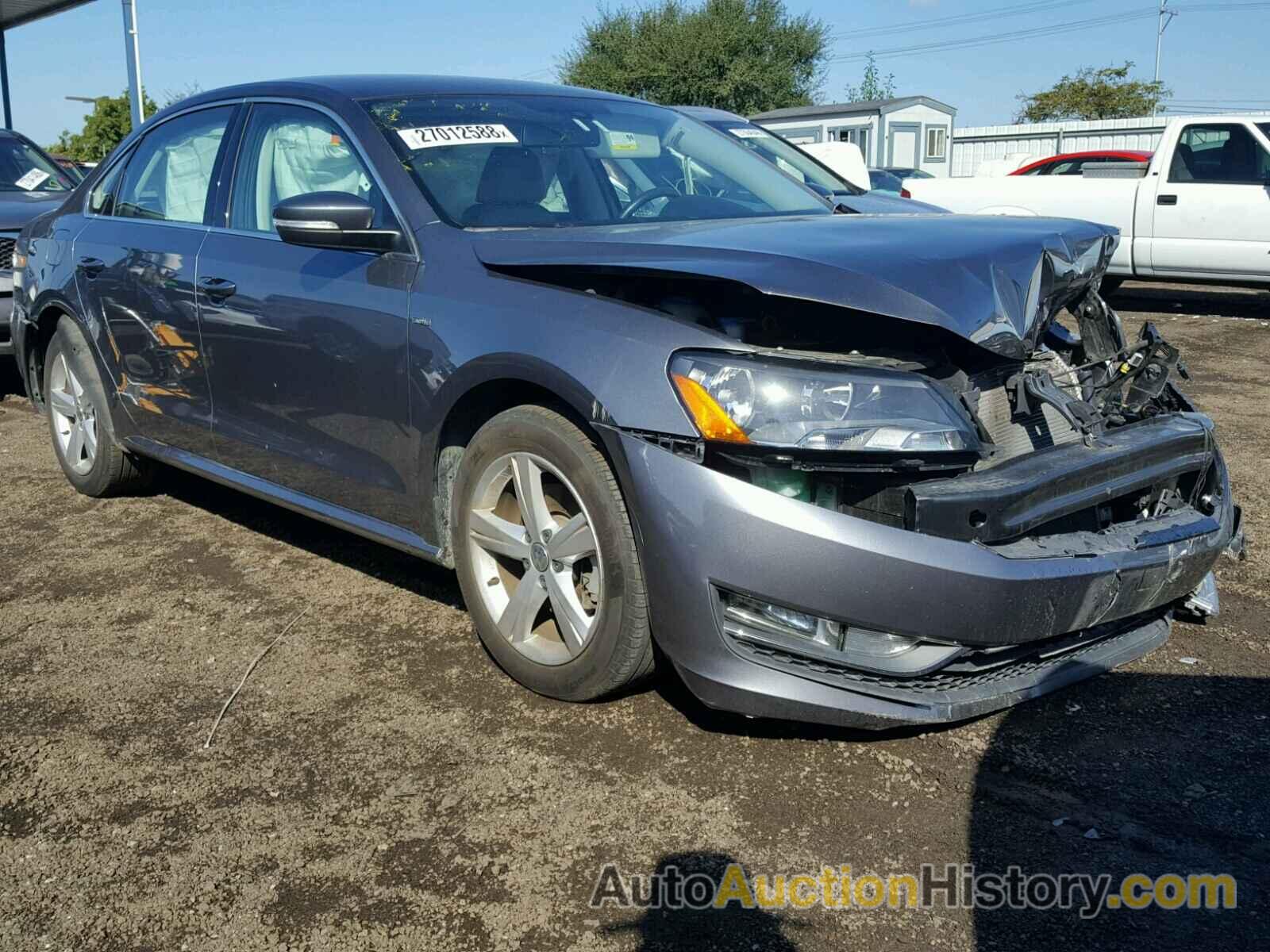 2015 VOLKSWAGEN PASSAT S, 1VWAT7A33FC123101