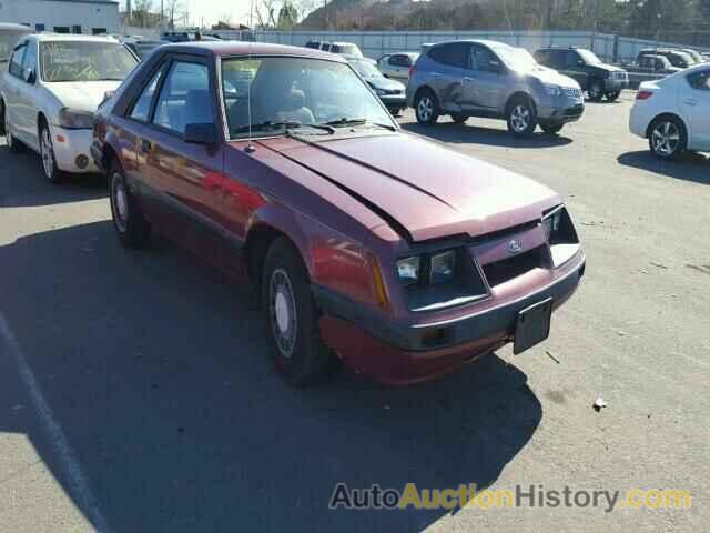 1986 FORD MUSTANG LX, 1FABP28A9GF203785