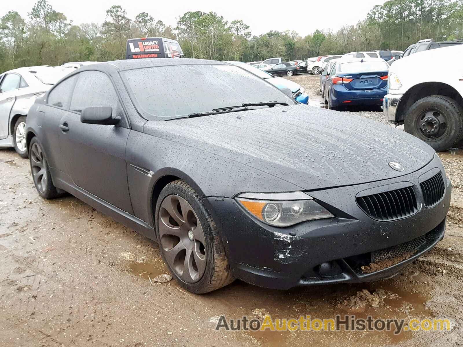 2005 BMW 645 CI AUTOMATIC, WBAEH73495B192582