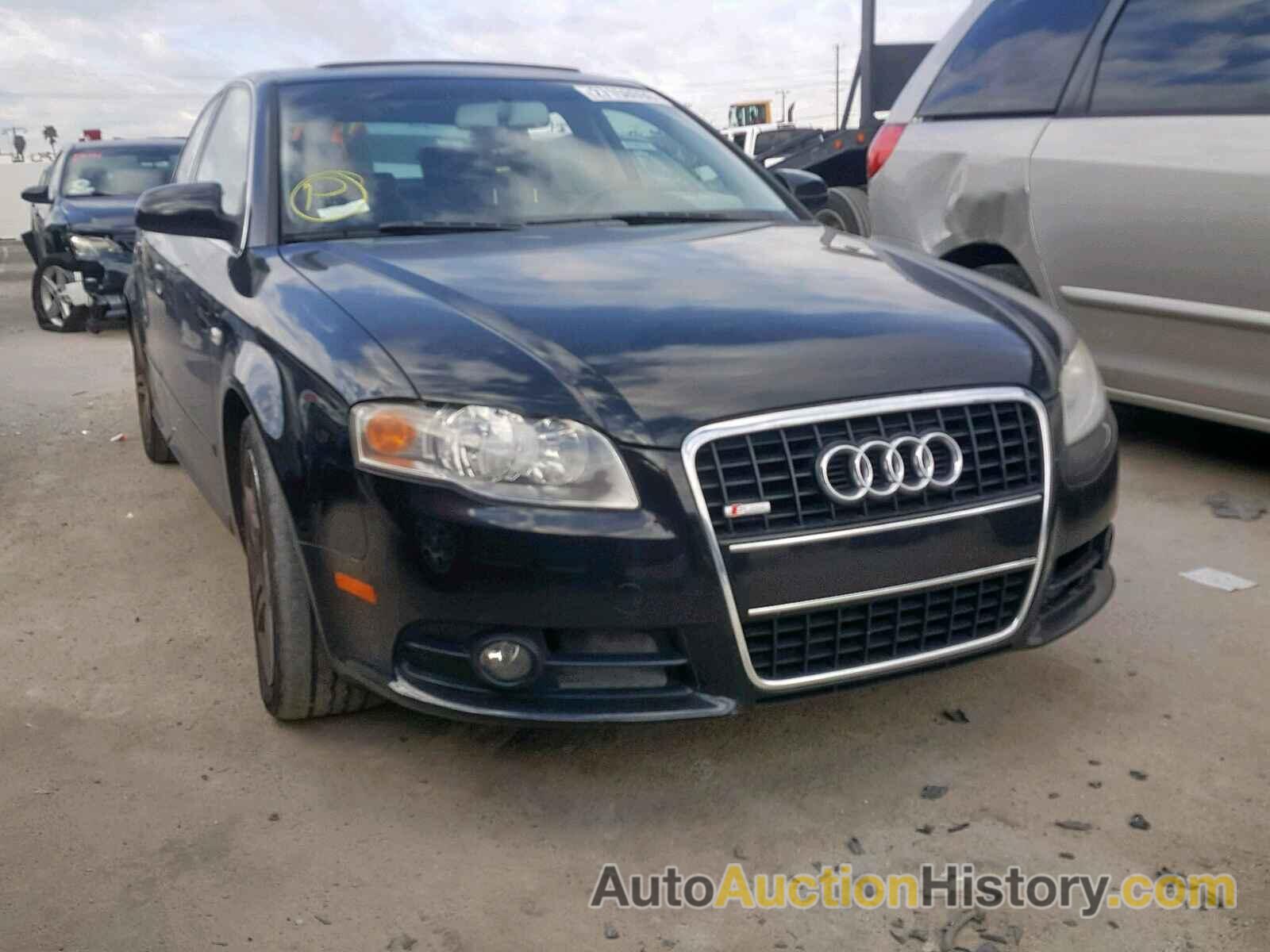 2008 AUDI A4 2.0T, WAUAF78E78A167129