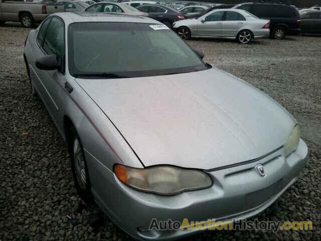 2001 CHEVROLET MONTE CARLO LS, 2G1WW15EX19139782