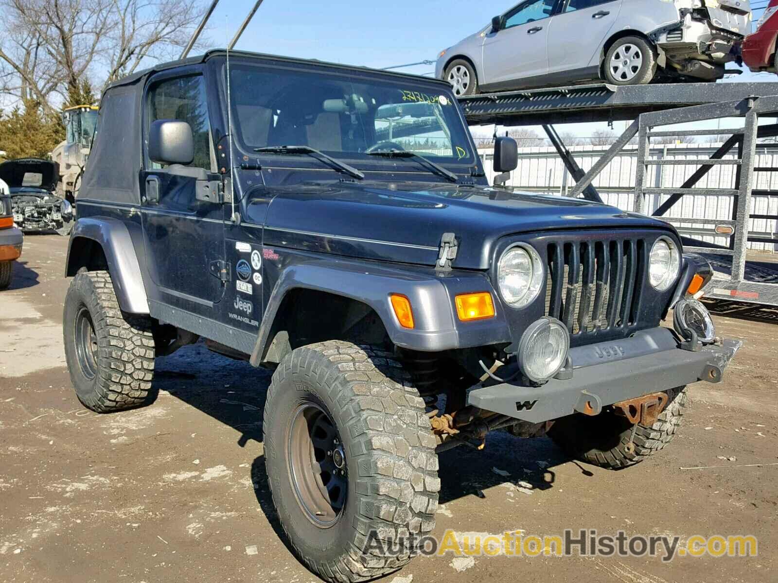 2004 JEEP WRANGLER X, 1J4FA39S64P792336