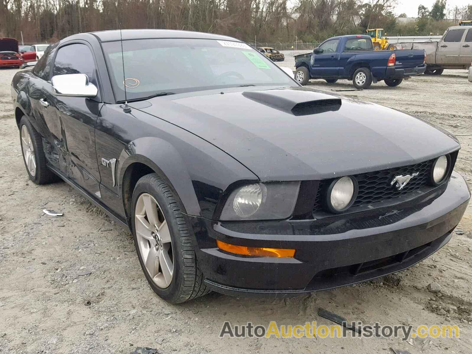 2007 FORD MUSTANG GT, 1ZVFT82H175266592