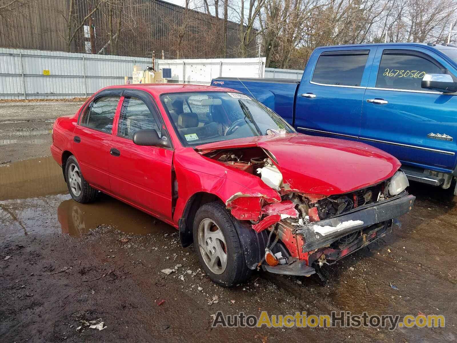 1997 TOYOTA COROLLA BA BASE, 2T1BA02E0VC209122