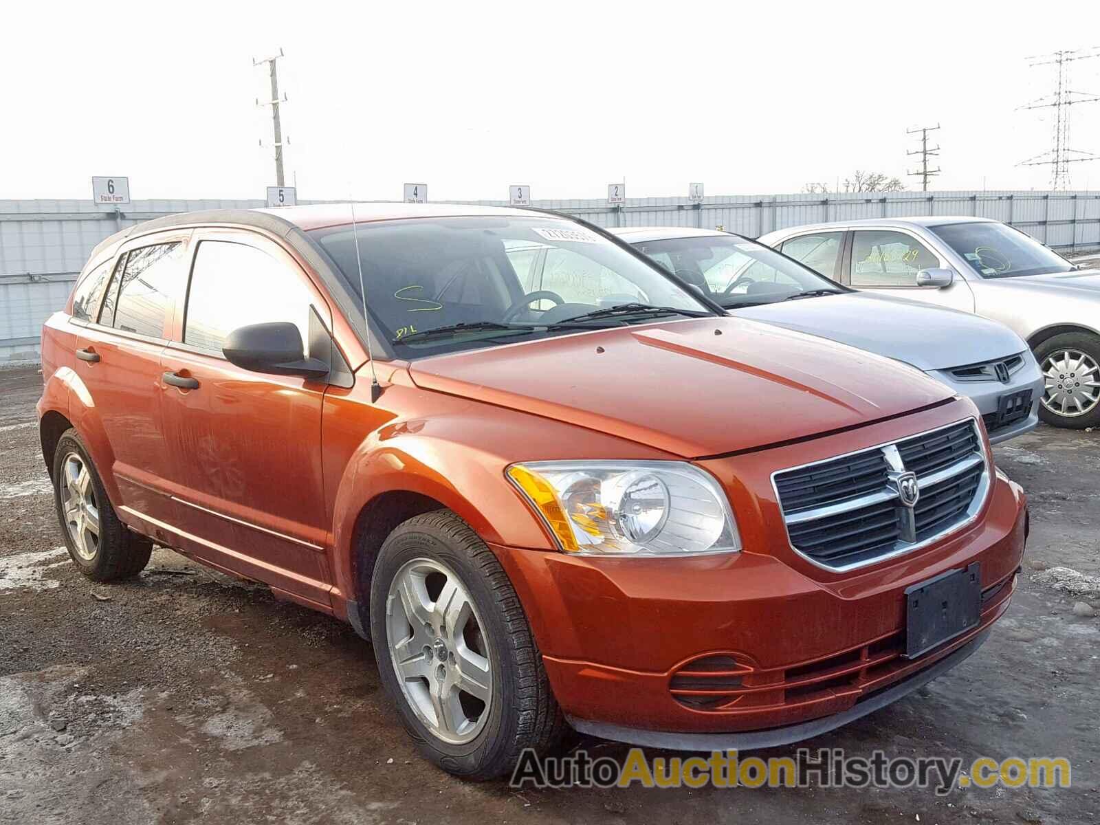 2007 DODGE CALIBER SXT, 1B3HB48B97D305480