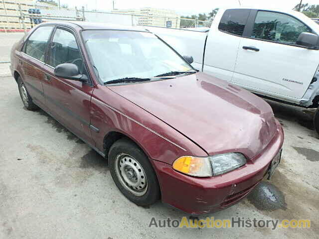 1992 HONDA CIVIC DX, 1HGEG864XNL008642