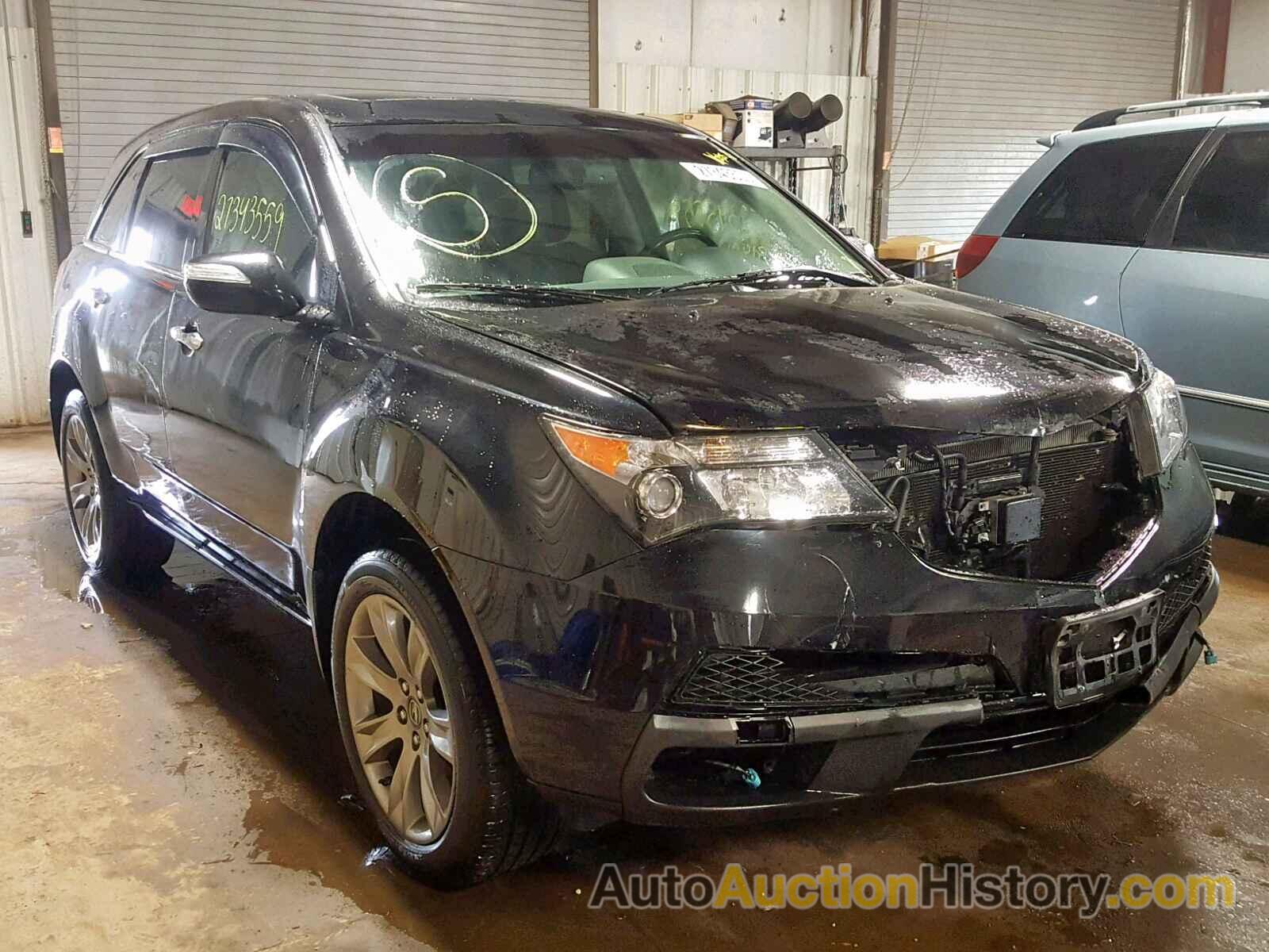 2012 ACURA MDX ADVANCE, 2HNYD2H6XCH543880