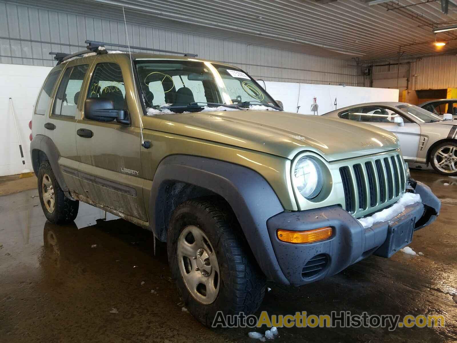 2004 JEEP LIBERTY SP SPORT, 1J4GL48K74W273503