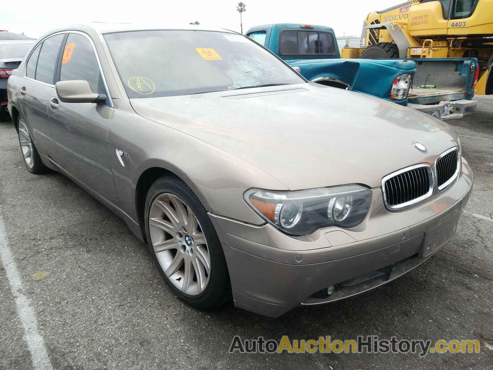 2002 BMW 745 I I, WBAGL63462DP60448