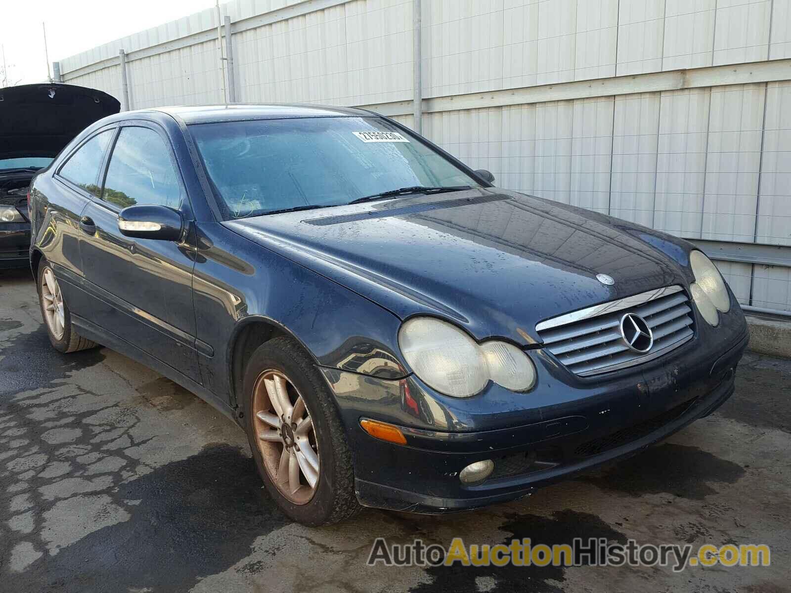 2002 MERCEDES-BENZ C 230K SPO 230K SPORT COUPE, WDBRN47J62A283854