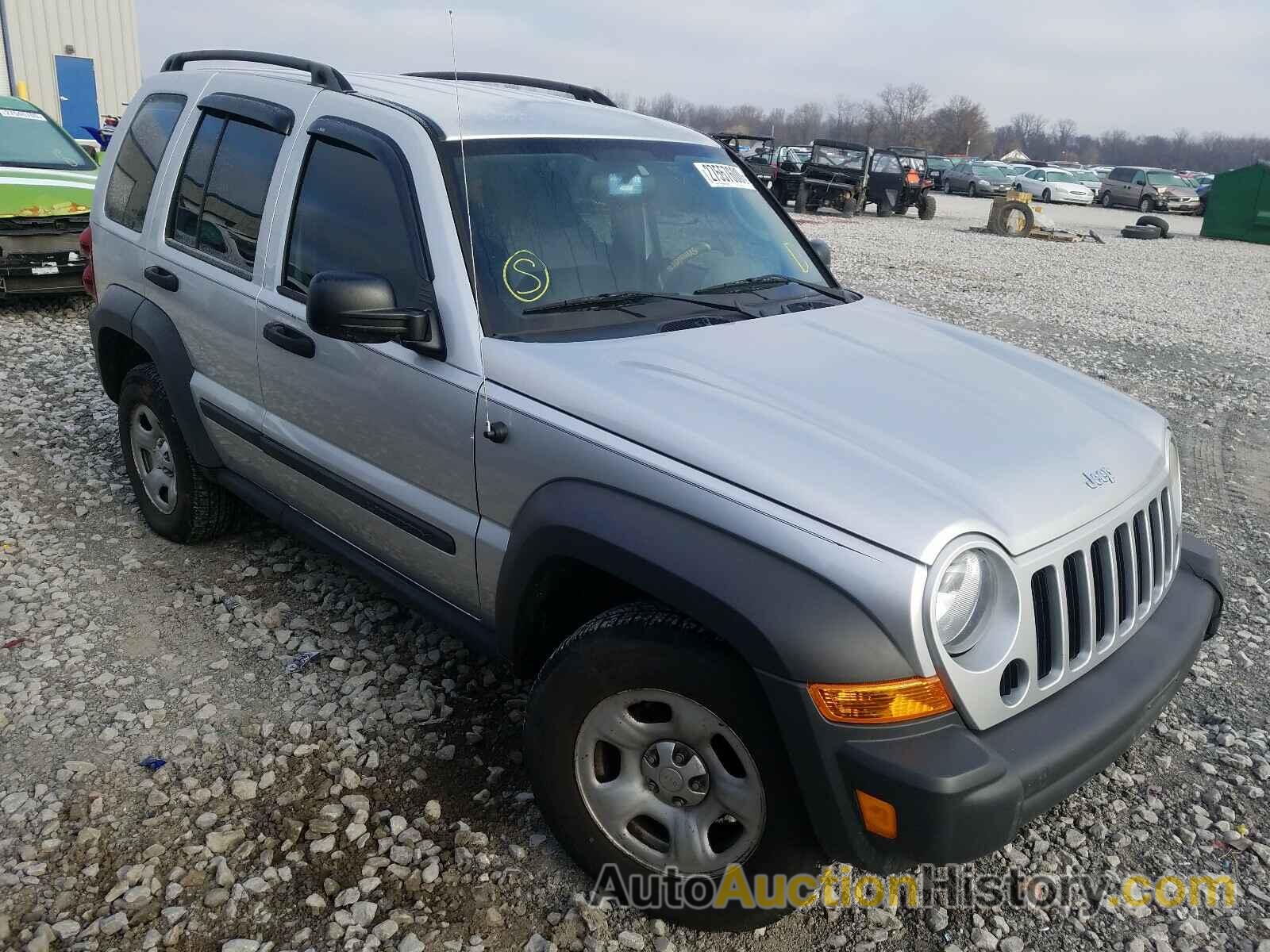 2007 JEEP LIBERTY SP SPORT, 1J4GK48KX7W502229