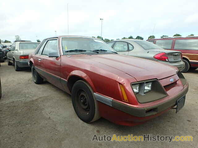 1986 FORD MUSTANG LX, 1FABP26A5GF201843