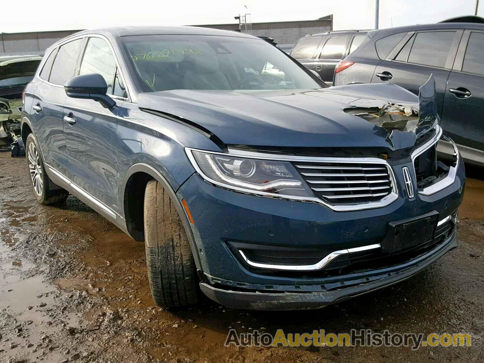 2016 LINCOLN MKX RESERVE, 2LMTJ8LR7GBL29774