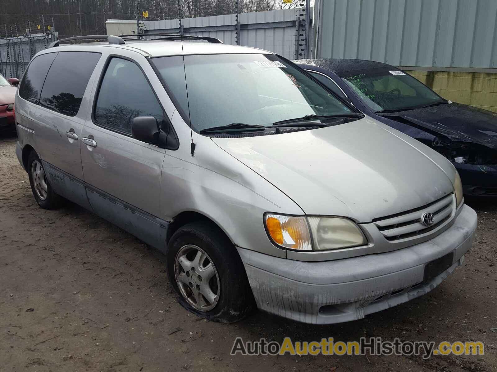 2003 TOYOTA SIENNA CE CE, 4T3ZF19C53U543806