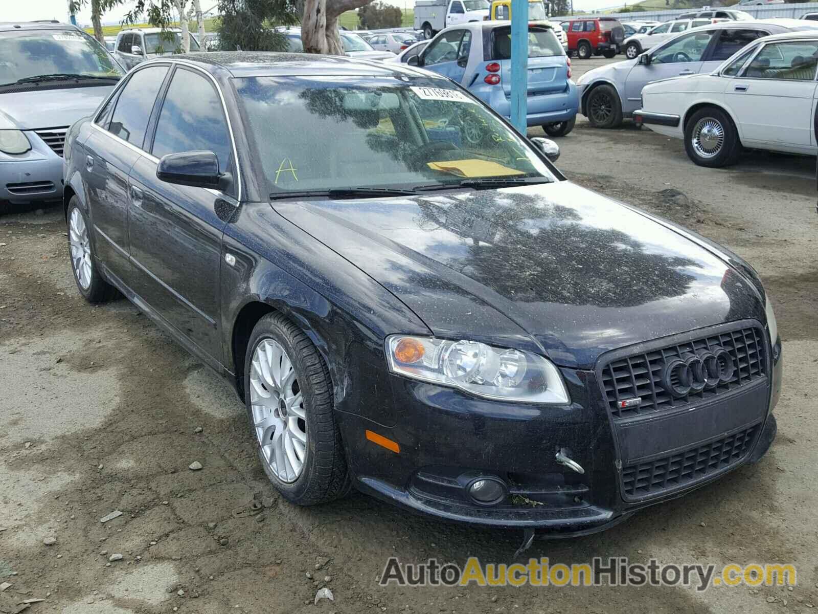 2008 AUDI A4 2.0T, WAUAF78E68A128984