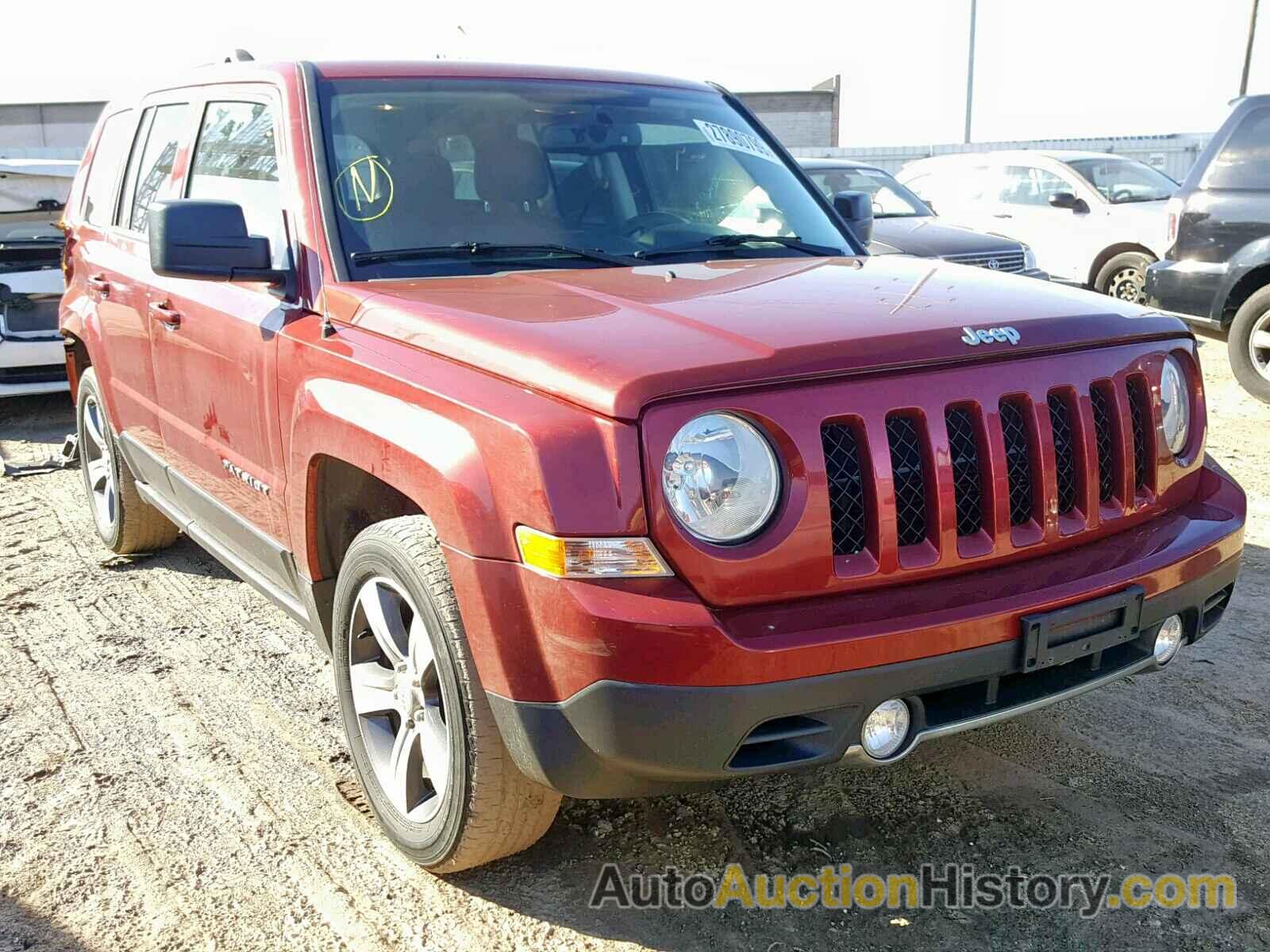 2016 JEEP PATRIOT LATITUDE, 1C4NJPFA5GD710686