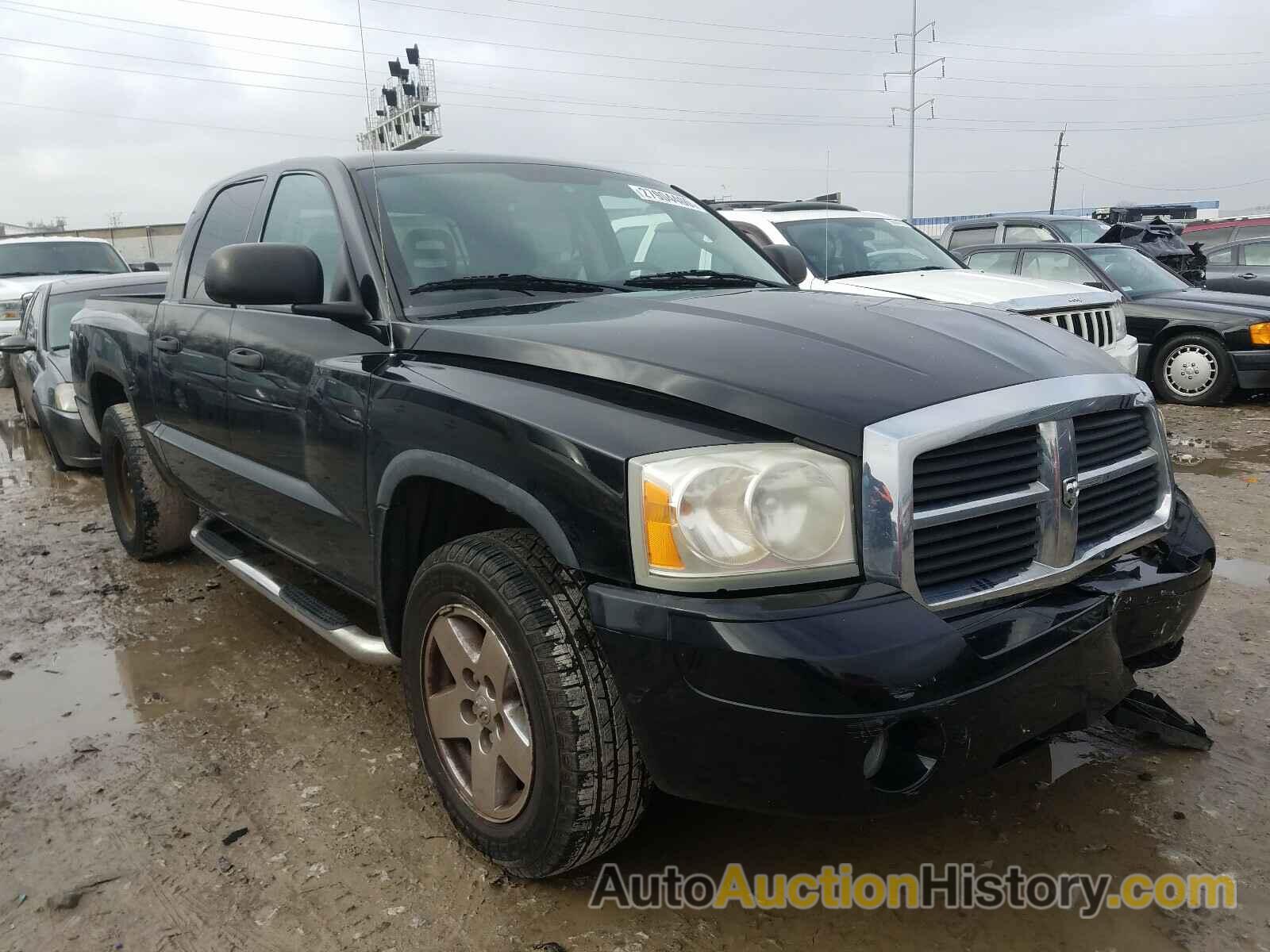 2006 DODGE DAKOTA QUA QUAD SLT, 1D7HE48N46S532625