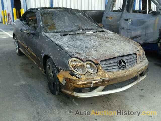 2005 MERCEDES-BENZ CLK 500, WDBTK75G35T045444