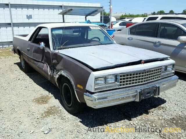 1984 CHEVROLET EL CAMINO, 1GCCW80H9ER103128