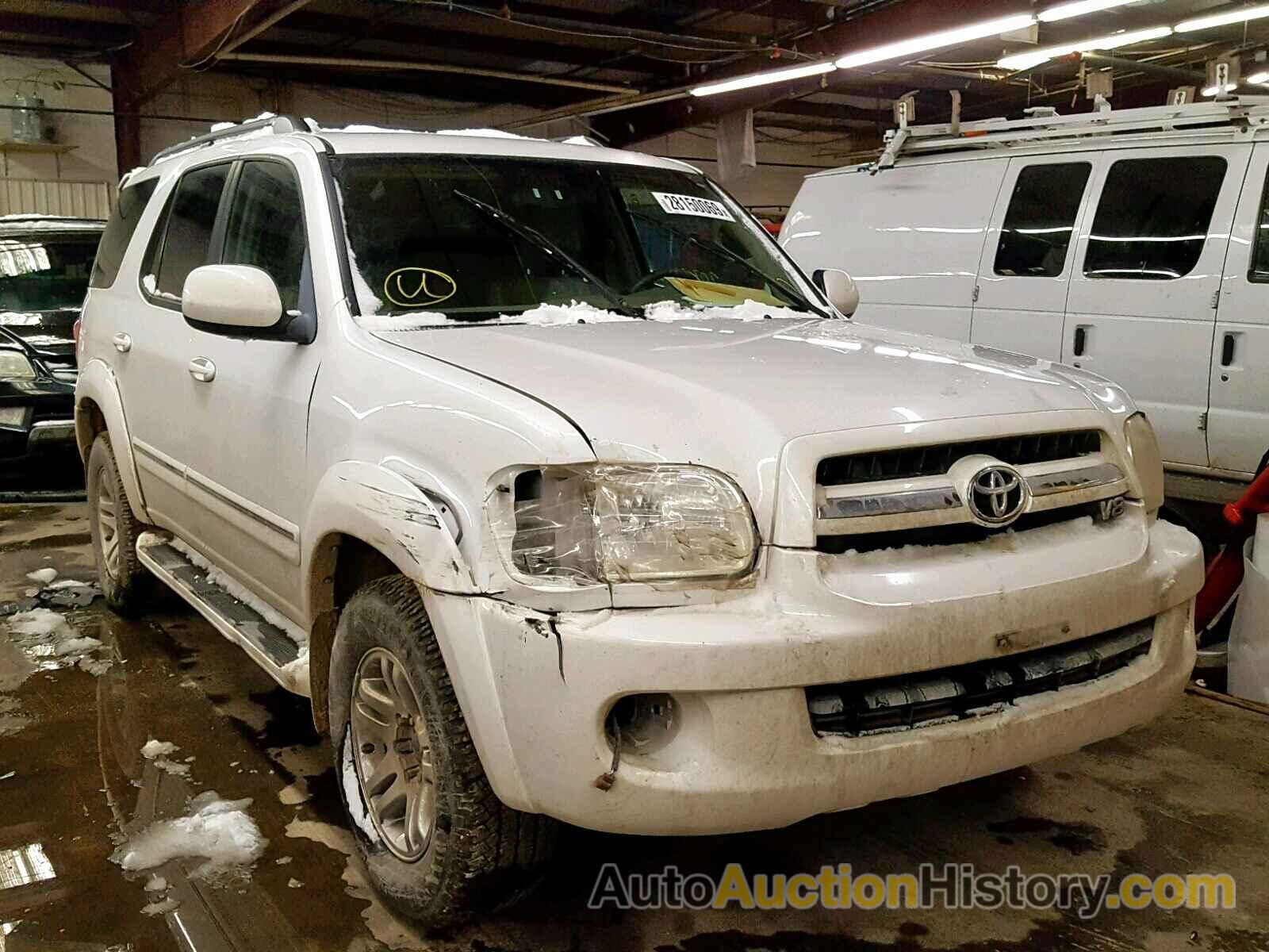 2006 TOYOTA SEQUOIA LIMITED, 5TDBT48A56S271033