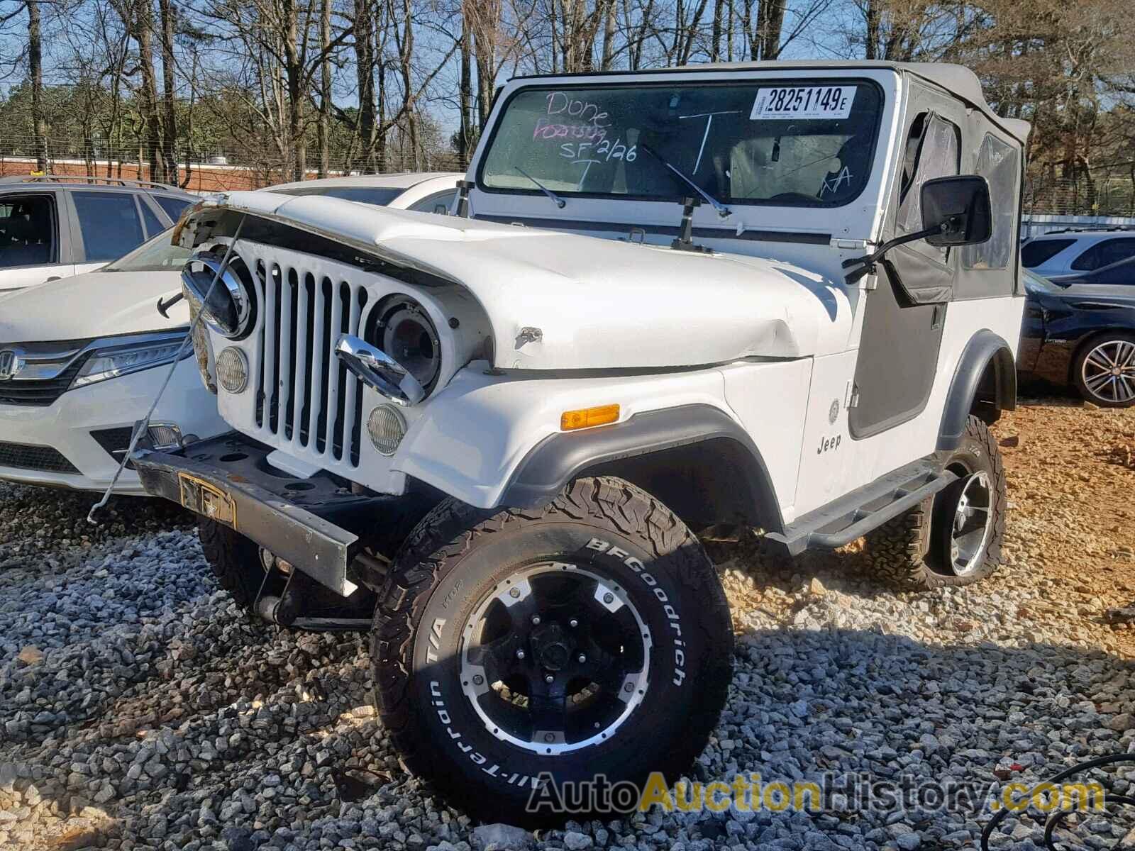 1986 JEEP JEEP CJ7, 1JCUM87A0GT026530