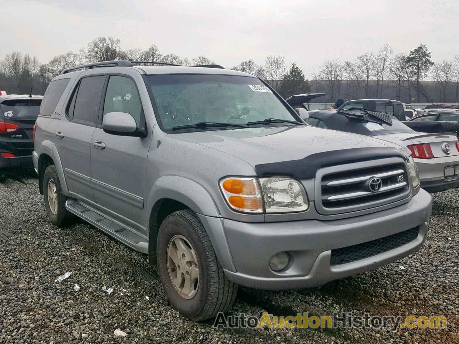 2002 TOYOTA SEQUOIA LIMITED, 
