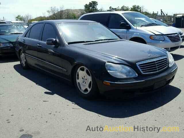 2001 MERCEDES-BENZ S600, WDBNG78J11A168635